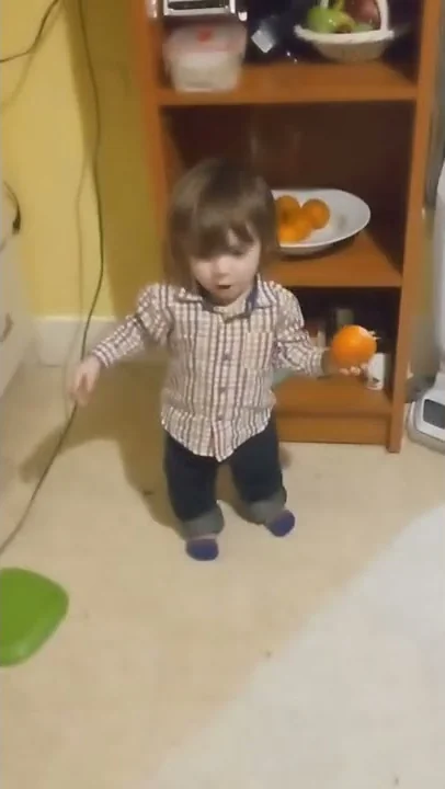 Baby gets escorted by ghost?