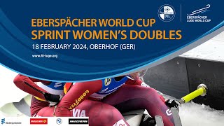 RELIVE - Sprint Women's Doubles | EBERSPÄCHER Luge World Cup - Oberhof (GER)