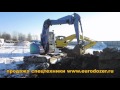 Excavator with articulated boom HITACHI EX75 / Миниэкскаватор с ломающейся стрелой