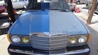Car Auto Detailing Polish A DIY Wash Degrease Clay Bar Polishing Buffing  Detail Video 