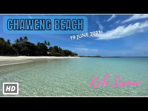 HD KOH SAMUI | Chaweng Beach - Seen Club to Ark Bar | Virtual Walking Tour | Discovery | 19 JUN 2021