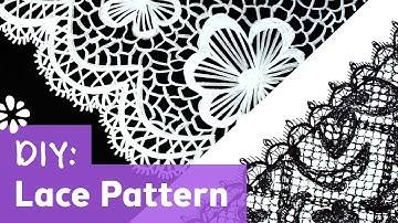 How to Draw Lace Pattern | Sea Lemon