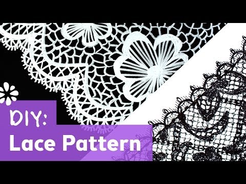 Video: How To Draw Lace
