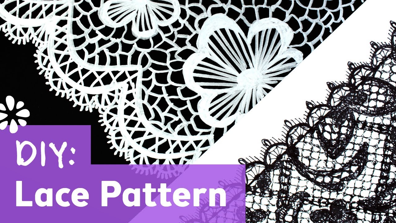 How to Draw Lace Pattern