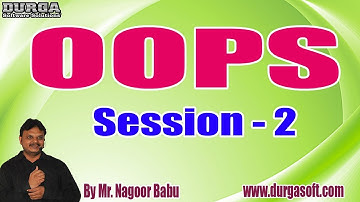 CORE JAVA tutorials || OOPs || Session - 2 || by Mr. Nagoor Babu On 19-02-2020 @10:30AM