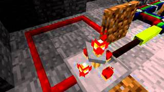 Minecraft RedPower Disco Lights test