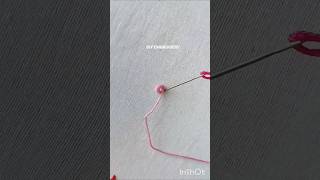 Very unique bullion knot #handembroidery #tutorial  #shorts #shortvideo #viral #flowers #art