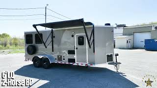 Dixie Star Horse Trailer: 6' 2-horse BP