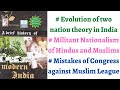 (V133)(Evolution of two nation theory, Militant Nationalism of Hindu/Muslims)Spectrum Modern History