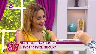 Esra ile Sizin İçin | Evde Cevizli Sucuk Nasıl Yapılır? - 15 09 2020