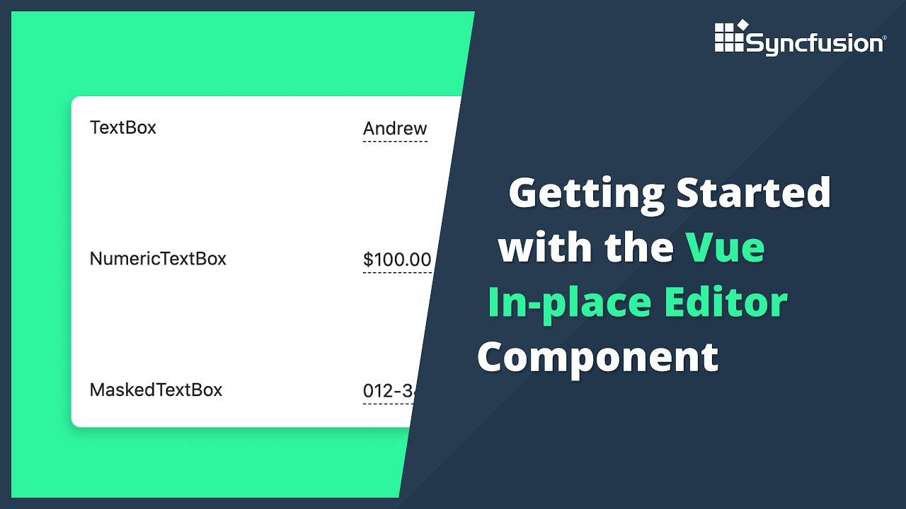 Getting Started with the Vue In-place Editor Component