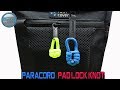 The PadLock Knot - How To Make Paracord PadLock Knot, Zipper Pull, Key Fob, Keychain etc...