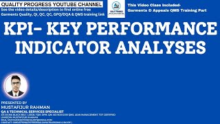 KPI- Key Performance Indicator Analyses - Lean Manufacturing