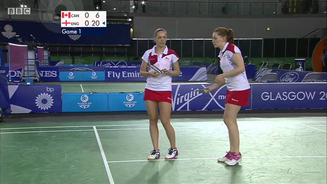 WD QF - CAN vs ENG - 2014 Commonwealth Games badminton