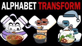Alphabet Lore But they eat hot food (A-Z...)