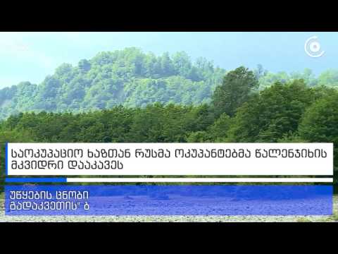 ე.წ. \"საზღვრის უკანონოდ გადაკვეთის\" ბრალდებით რუსმა ოკუპანტებმა წალენჯიხის მკვიდრი დააკავეს