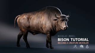 Bison 3D Modeling Tutorial - Become a creature Modeler