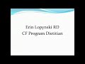 Inova Adult CF Team Update from North American CF Conference 2018