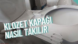 Klozet kapağı montajı nasıl yapılır - Klozet kapağı nasıl değiştirilir - Klozet kapağı nasıl takılır