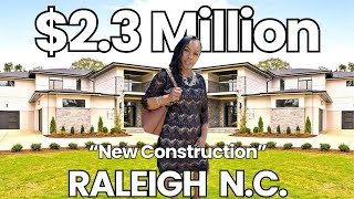 $2.3 Million Dollar | Raleigh NC Tour |  (Staircase Is A Beauty)