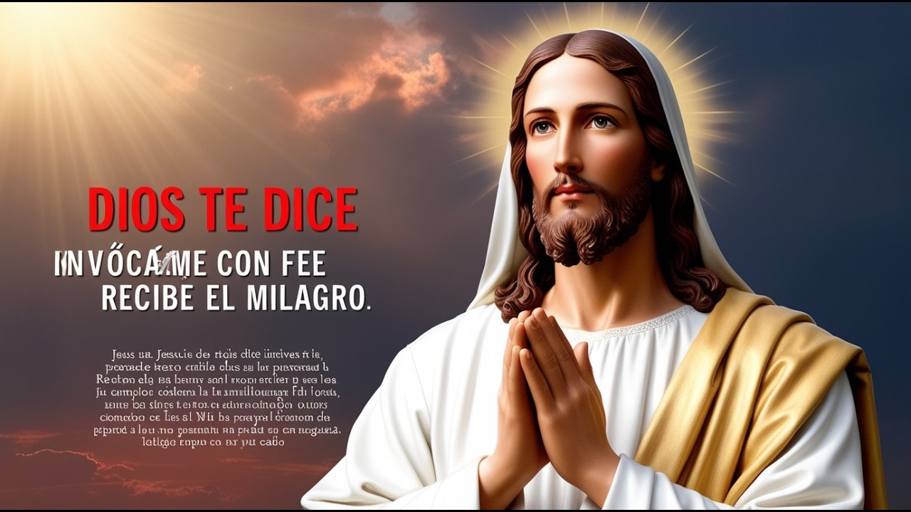 DIOS TE DICE: CONOZCO tu CORAZÓN, INVOCAME con FE y RECIBE el MILAGRO ...
