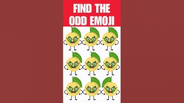 CAN YOU FIND THE ODD EMOJI? #games #riddles #riddle_challenge #puzzlegame #guessthelogo