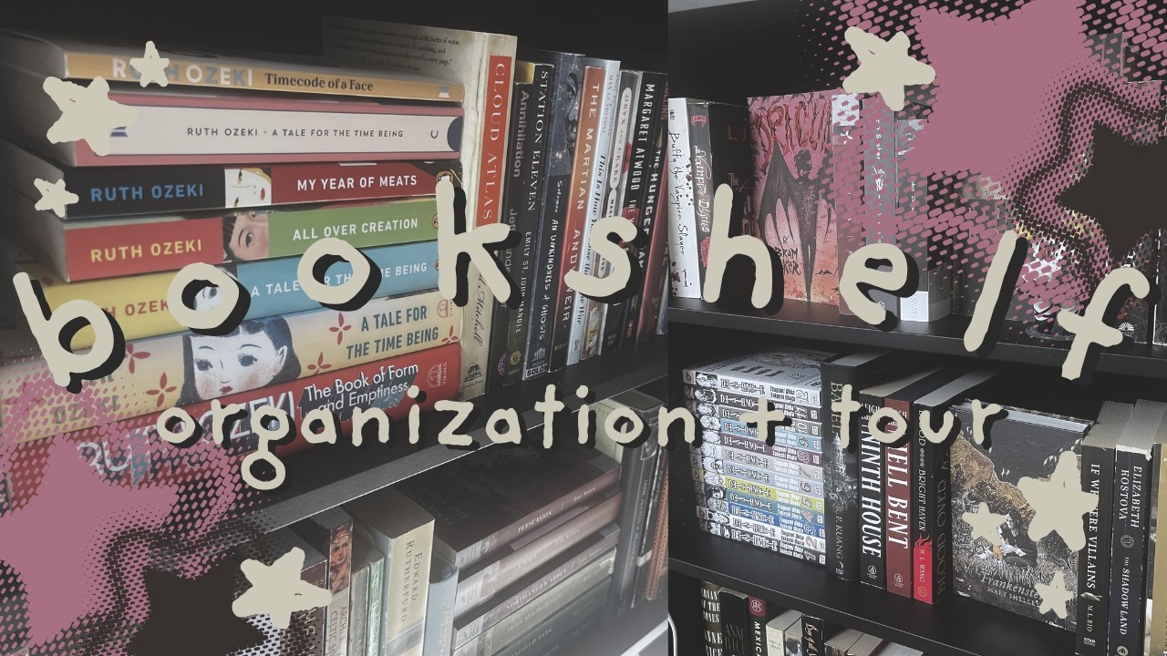 reorganize my shelves with me! | sharing my fav books, pretty