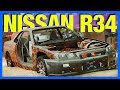 Rescuing an Abandonded Nissan Skyline R34 in Car Mechanic Simulator