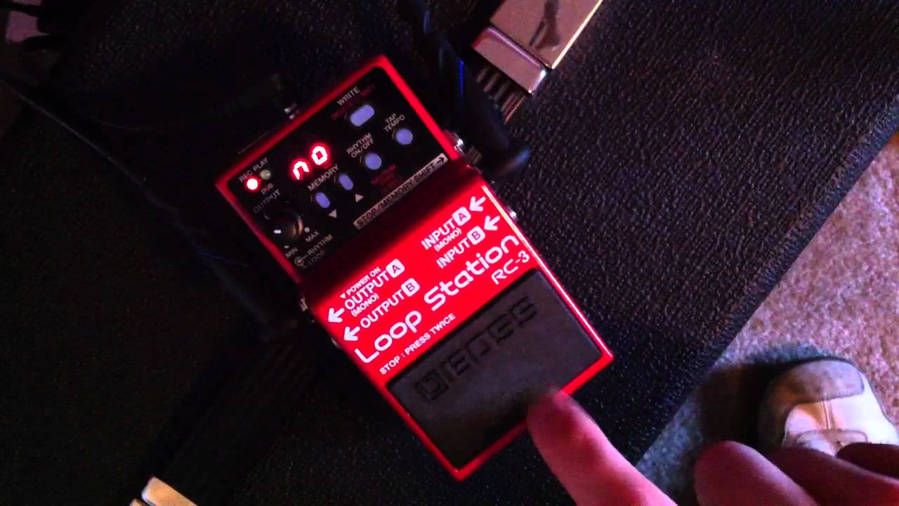 Boss Rc3 Review How To Use A Boss Rc 3 Looper