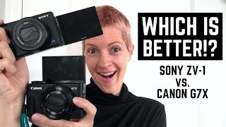 Best Vlogging Camera!? 📷 Sony ZV1 vs. Canon G7X Mark ii - Mic + Video Comparison!
