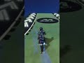Doing a trick on a ramp