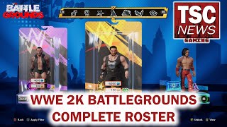 Complete WWE 2K Battlegrounds Roster - Superstars, Legends