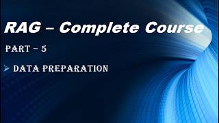 PART – 5  Data Preparation