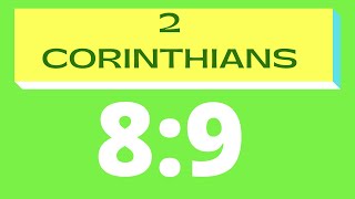 2 CORINTHIANS 8 9