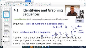 4.1 Identifying and Graphing Sequences