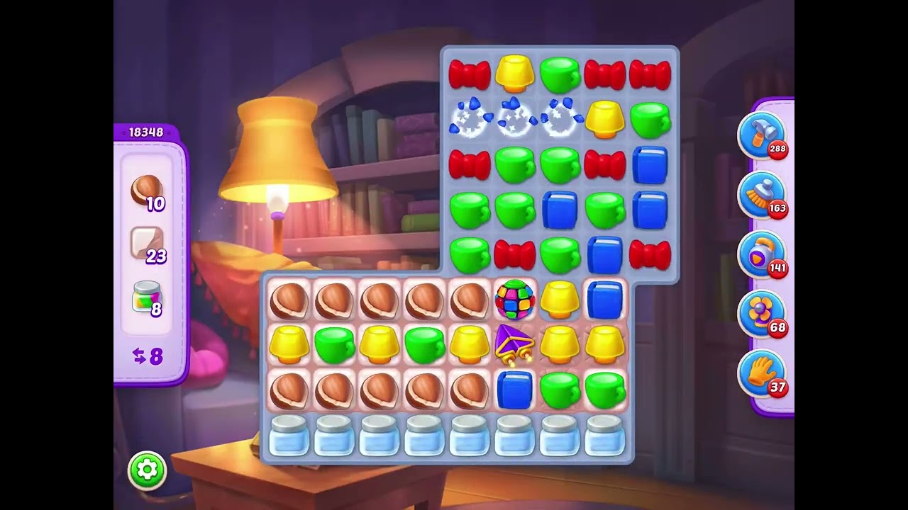 Homescapes level 18348 hard no booster 