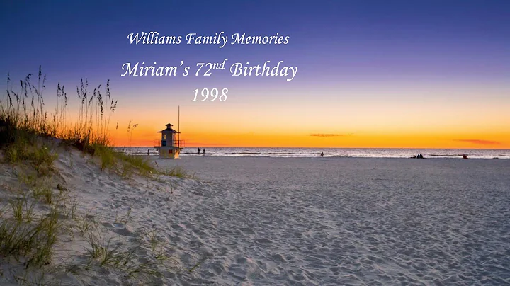 1998 Miriam Williams 72nd Birthday