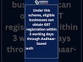 Fast GST Registration Made Simpler #GSTRule14A #GSTRegistration #GSTUpdates #MSME #GSTIndia