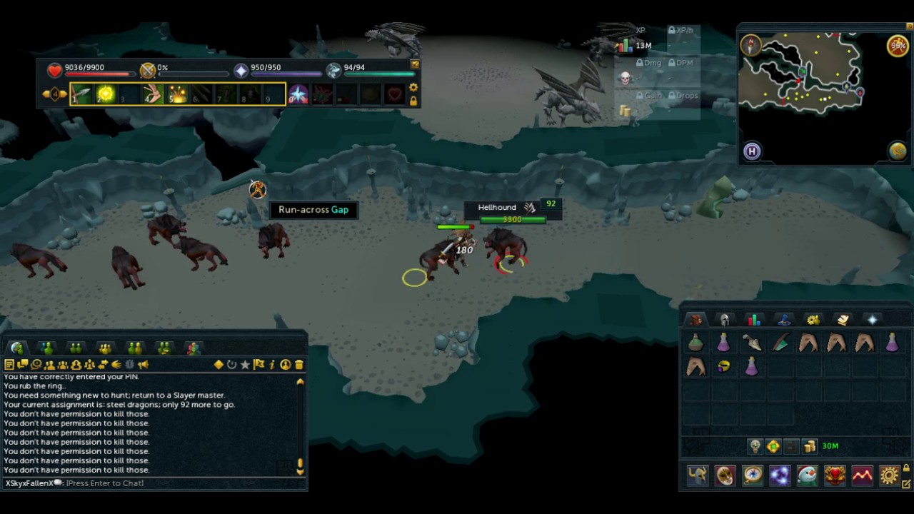 RuneScape slayer task steel dragon location YouTube
