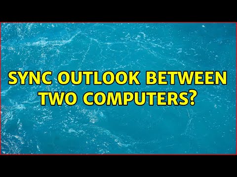 Video: Vai es varu sinhronizēt programmu Outlook divos datoros?