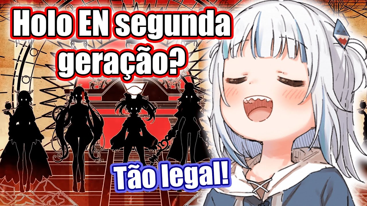 Nova geração HOLOLIVE EN está vindo! E Gura fica surpresa com o vídeo | Hololive EN sub BR