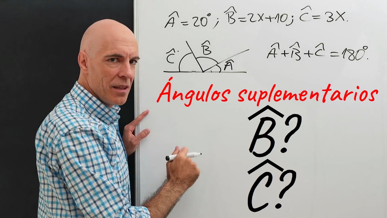 Hallar ángulos suplementarios. Vamos💪