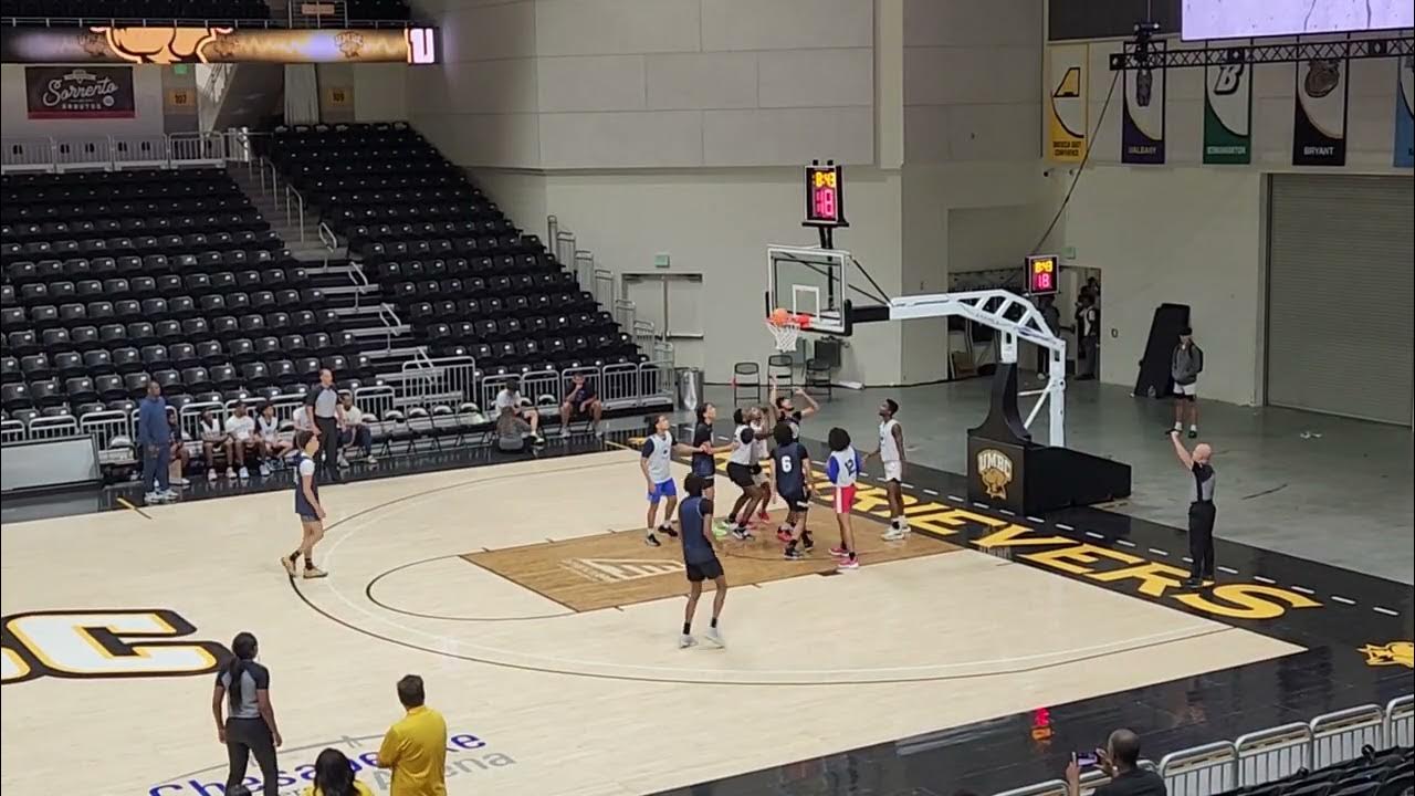 St. Vincent Pallotti High School vs St. Mary's Ryken High School Men's Varsity Basketball. UMBC