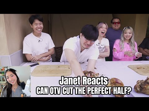 [Janet Reacts] CAN OFFLINETV CUT THE PERFECT HALF?