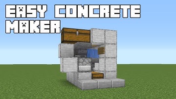 Concrete Maker - Minecraft 1.21+ Tutorial (Java Edition)