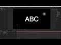 Text Reveal With Lens Flare In After Effets Text Reveal With Lens Flare In After Effets