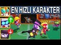 EN HIZLI Brawl Stars Karakteri HANGİSİ ?!?