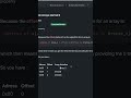 Why array at 0 #dev #excel #tutorial #figma #windows #interview #smartphone #python #automobile