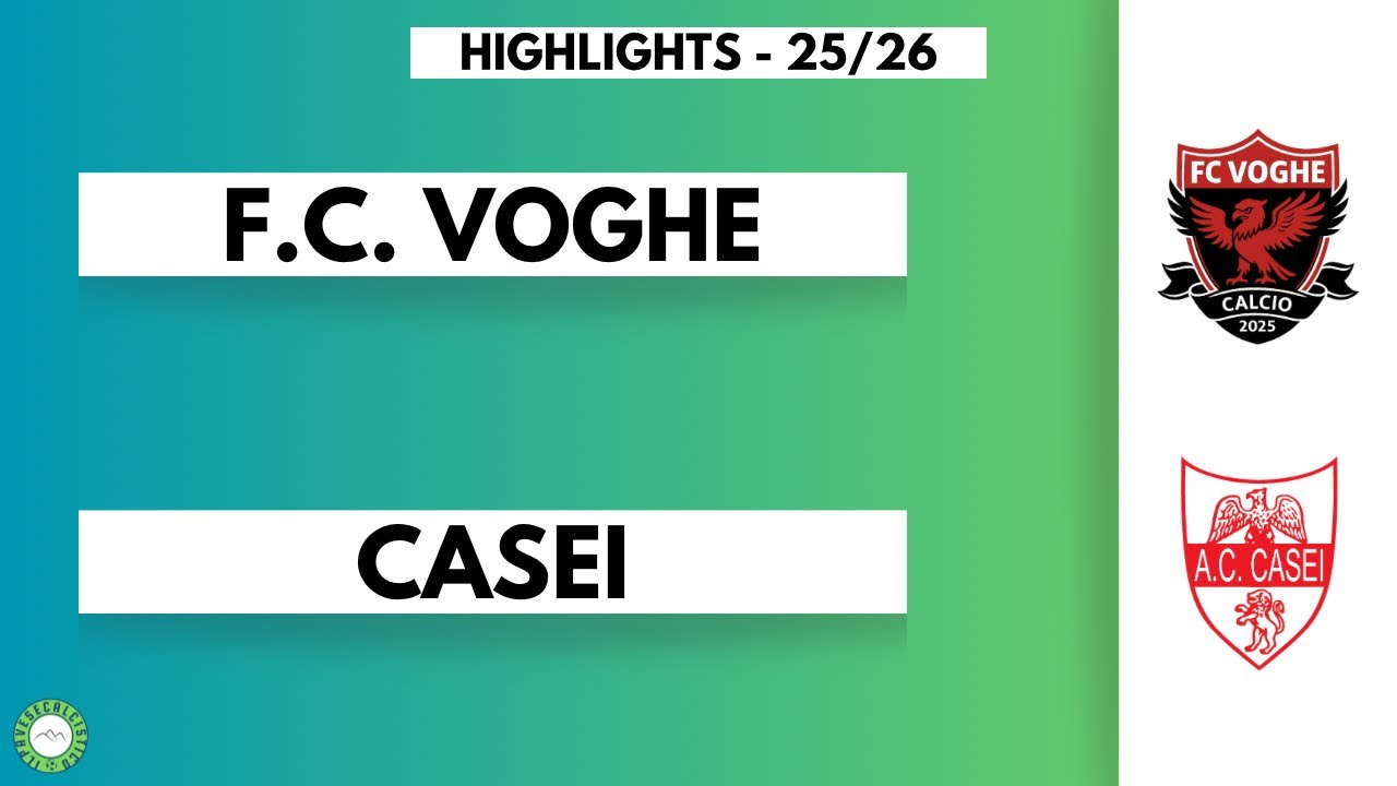F.C. Voghe - Casei highlights 25-26