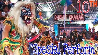 DHEMIT KRASAK, Spesial Perform Rampak Buto Dalam Rangka Anniversary DHEKA Ke 10Th